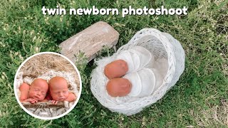 The Twins NEWBORN PHOTOSHOOT [upl. by Shelia743]