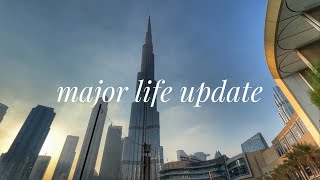 A day in Dubai  HUGE life update [upl. by Goldshlag]