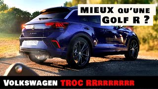 Essai VOLKSWAGEN TROC R Akrapovic 🔥 300 CH  Une GOLF R en mode SUV [upl. by Eidroj]