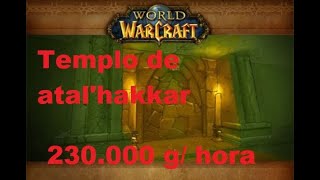 WOW Farmeo de oro  Transmog  Cueros  Templo de AtalHakkar  80 runs lootANTIGUO [upl. by Langer]