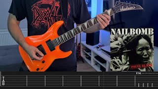 Nailbomb  Cockroaches Guitar Cover  Screentabs [upl. by Egbert]