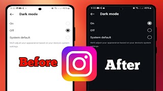 So beheben Sie das Problem dass die Option für den Dunkelmodus bei Instagram nicht angezeigt wird [upl. by Eydnarb]