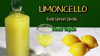 Evde Limoncello Yapımı İtalyan Usulü [upl. by Leilamag]