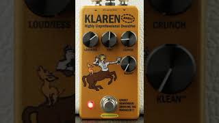 Eddie Rifkind Effects  Klaren Basic Highly Unprofessional Overdrive  Pedal Demo [upl. by Irehj494]