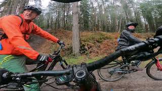 A bit of flowey blue Cannock chase mtb [upl. by Lagiba]