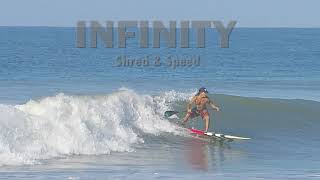 Playa Dominical Costa Rica surfing small wave backside sup surf stand up paddleboard infinitysup [upl. by Ardek827]