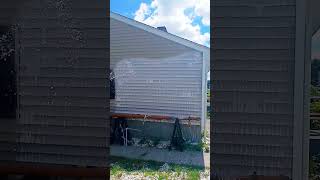 Pretreating with a Ryobi 1800 psi electric pressure washer foamcannon pressurewashing ryobi [upl. by Rein]