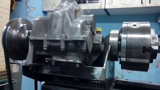 Tokarka samoróbka cz 4 Homemade metal lathe  Самодельный токарный станокTorno caseiro [upl. by Kinelski]