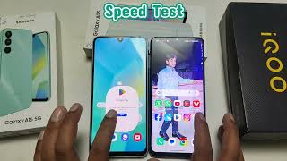 Samsung Galaxy A16 Vs IQoo Z6 Lite Speed Test amp Comparison [upl. by Statis]