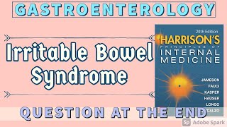 Irritable Bowel Syndrome  Pathophysiology  Clinical features  Diagnosis  Management  Harrison [upl. by Rana]