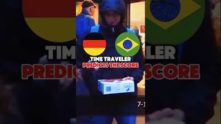 Time Traveler Predicts the Score of the 2014 World Cup Semifinals germany brazil worldcup [upl. by Niattirb]