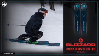 2022 Blizzard Rustler 10 Ski Review with SkiEssentialscom [upl. by Creight]