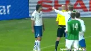 Corner Kick FAIL  Italy vs Northern Ireland 08102010 [upl. by Sivraj]