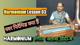 Harmonium Lesson 03  Harmonium Class In Hindi  Angel Music Academy harmonium instrumental [upl. by Llehcram]