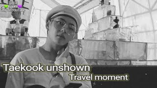 Taekook unshown travel moment [upl. by Shannan]