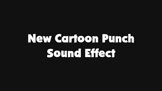 New Cartoon Punch Sound Effect [upl. by Ahsirpac]