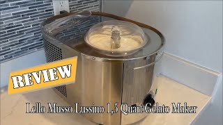 Lello 4080 Musso Lussino 15Quart Gelato Maker Review  Is It Worth It [upl. by Wadleigh]