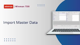 Import Master data from Previous year  Winman TDS [upl. by Alene]