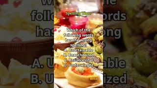 Spelling Time 572 spelling englishlearning englishvocabulary questions quiz [upl. by Sinnal461]