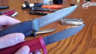 Mora Knife comparison Video  Companion vs Companion Heavy Duty Vs Robust Vs Craftline 511  Carbon [upl. by Seldun985]