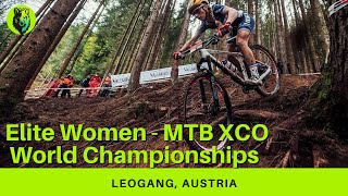 Elite Women  MTB XCO World Championships  Leogang Austria [upl. by Malinde538]