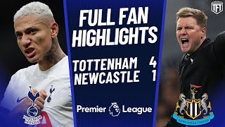 SPURS DESTROY NEWCASTLE Tottenham 41 Newcastle Highlights [upl. by Keeley314]