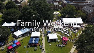 Samford Parents Talk Family Weekend [upl. by Llennehc]