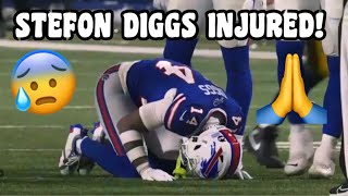 Stefon Diggs INJURY Vs Steelers 😰🙏 Bills Vs Steelers 2023 Wild Card highlights [upl. by Anelem]