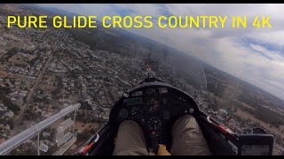 4K Full Cross Country Flight Pure Gliding With Low Saves [upl. by Hasen]