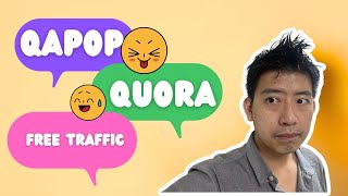 每天10 分鐘 QApop 幫你於 Quora 尋找精準的免費流量 QApop 評測 Review [upl. by Prescott]