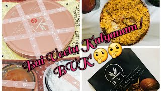 BVK  Bai Veetu Kalyanam Biryani எப்படி இருக்கு🤔🤔  BVK Navallur  Mutton Biryani from BVK Review [upl. by Amaris846]