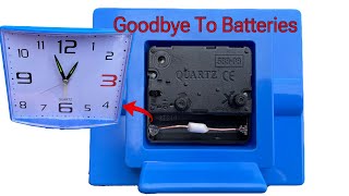 Running Any Wall Clock Without Batteries at All New [upl. by Htebazie]