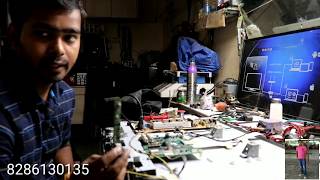 How to repair toshiba 32 inch dead tv power lcd tv supply ok motherboard fault [upl. by Suoivart618]