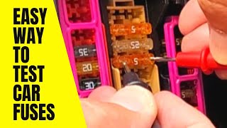 Easy Way to Test Car Fuses [upl. by Nodanrb]