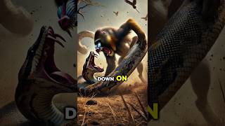 Animal FaceOffsHarpy Eagle vs Brazilian Tapir amp Mandrill vs African Rock Python wildlifebattle [upl. by Itsyrk]