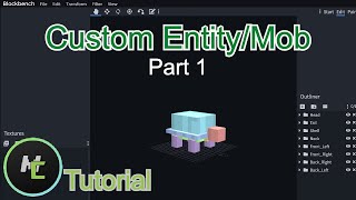 Mcreator Tutorial Custom EntityMob Part 1 [upl. by Adlez]