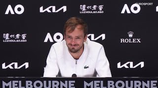 Daniil Medvedev Press Conference  Australian open Final 2024 Russian part [upl. by Bithia566]