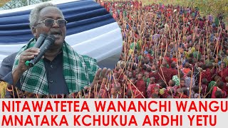 OLESENDEKA AONGEA KWA UCHUNGU MBELE YA WANANCHI MAENEO YA WAMASAI KUGEUZWA KUWA HIFADHI YA WANYAMA [upl. by Ahsiuqal157]