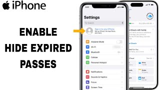 How To Enable Hide Expired Passes On iPhone Settings [upl. by Artinak83]