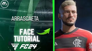 EAFC 24  ARRASCAETA Face  Stats Tutorial [upl. by Bendick]