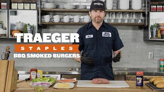 How to Grill Burgers with Matt Pittman from Meat Church BBQ  Traeger Staples [upl. by Nnylcaj]