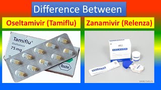 Difference between Oseltamivir Tamiflu and Zanamivir Relenza [upl. by Wini181]