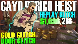 1696218 Cayo Perico Heist Replay Glitch Door Glitch GTA Online Update  SOLO Money Guide [upl. by Aivilys907]