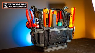 The Perfect Electricians Tool Bag  The Veto Pro Pac TPLC [upl. by Rauch960]