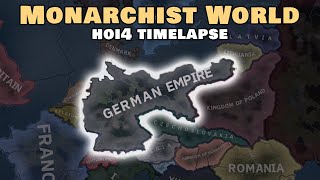 What if Monarchism Returned To Europe  HOI4 Timelapse [upl. by Ylrebma]