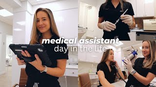 MEDICAL ASSISTANT Day in the Life  Dermatology office daily tasks how to become an MA amp more [upl. by Amihsat]