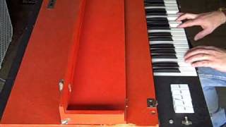 RMI COMBO ORGAN VOX FARFISA RMI LARK ORANGE ORGAN JACK WEST DEMONSTRATION DEMO [upl. by Sterne]