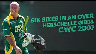 Six sixes in an over 💕  Herschelle Gibbs  CWC 2007 cricket six [upl. by Eiruam100]