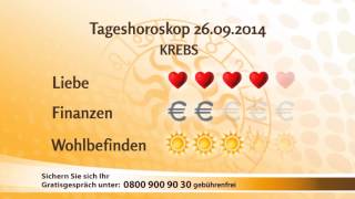 Gratis Tageshoroskop vom 26 September 2014 Teil 1 [upl. by Esiuolyram109]