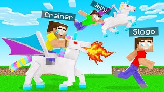 I TROLLED My Friends With EVIL UNICORNS Minecraft [upl. by Etteneg]